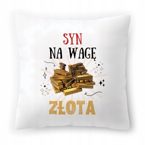 Poduszka Dla Syna Synusia na Urodziny Prezent z Nadrukiem ze Zdjęciem