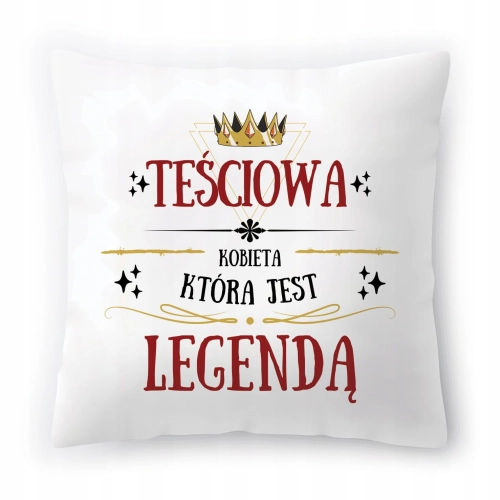 Poduszka Dla Teściowej Urodziny Imieniny Prezent z Nadrukiem ze Zdjęciem
