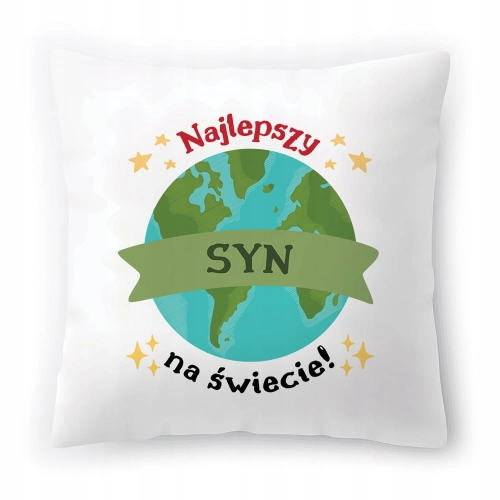 Poduszka Dla Syna Synusia na Urodziny Prezent z Nadrukiem ze Zdjęciem