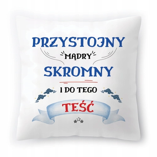 Poduszka Dla Teścia na Urodziny Prezent z Nadrukiem ze Zdjęciem