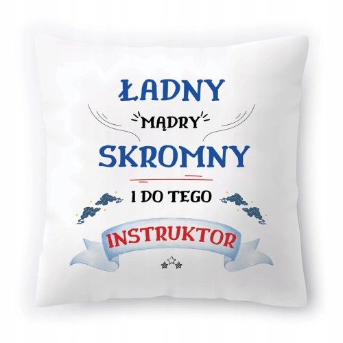 Poduszka Dla Instruktora na Urodziny Prezent z Nadrukiem ze Zdjęciem