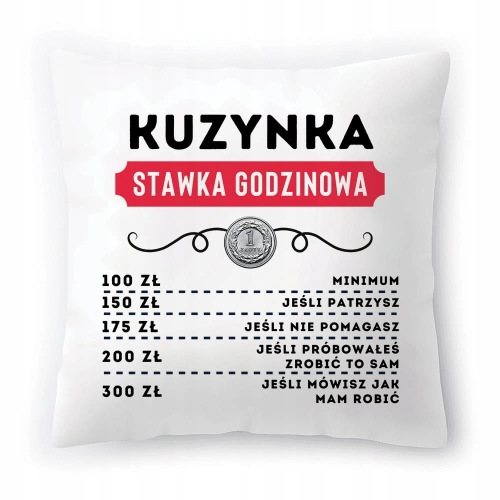 Poduszka Dla Kuzynki na Urodziny Prezent z Nadrukiem ze Zdjęciem