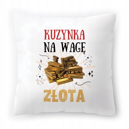 Poduszka Dla Kuzynki na Urodziny Prezent z Nadrukiem ze Zdjęciem