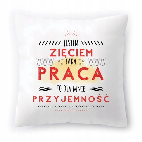 Poduszka Dla Zięcia na Urodziny Imieniny Prezent z Nadrukiem ze Zdjęciem