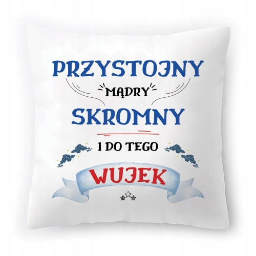 Poduszka Dla Wujka Wujaszka Urodziny Prezent z Nadrukiem ze Zdjęciem