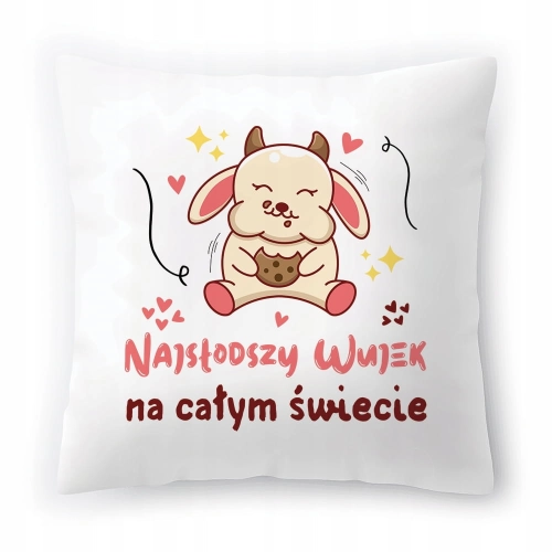 Poduszka Dla Wujka Wujaszka Urodziny Prezent z Nadrukiem ze Zdjęciem