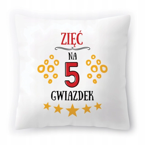 Poduszka Dla Zięcia na Urodziny Imieniny Prezent z Nadrukiem ze Zdjęciem