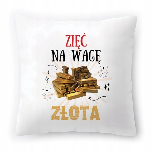Poduszka Dla Zięcia na Urodziny Imieniny Prezent z Nadrukiem ze Zdjęciem
