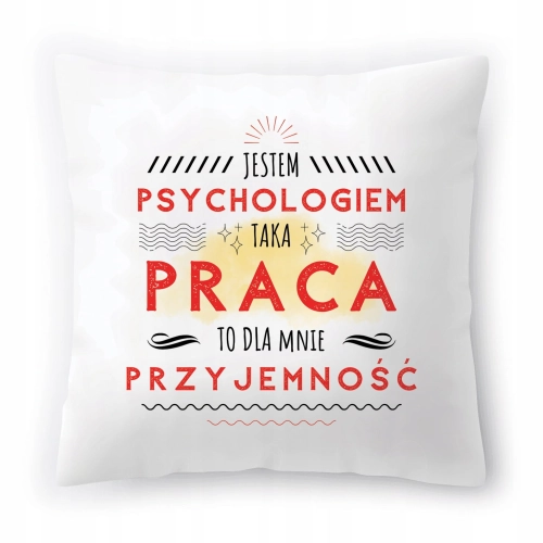 Poduszka Dla Psychologa na Urodziny Prezent z Nadrukiem ze Zdjęciem