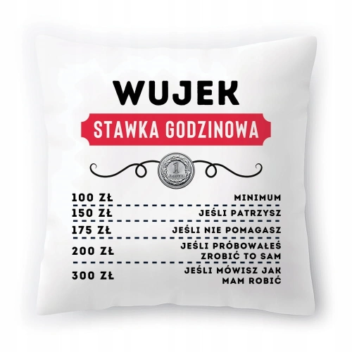 Poduszka Dla Wujka Wujaszka Urodziny Prezent z Nadrukiem ze Zdjęciem