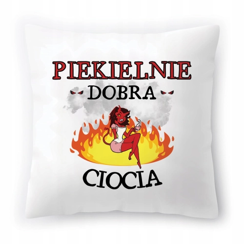 Poduszka Dla Cioci Ciotki Urodziny Prezent z Nadrukiem ze Zdjęciem