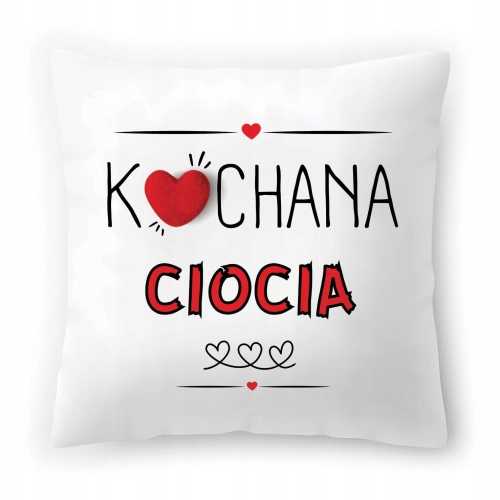 Poduszka Dla Cioci Ciotki Urodziny Prezent z Nadrukiem ze Zdjęciem