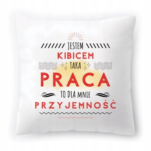 Poduszka Dla Kibica na Urodziny Prezent z Nadrukiem ze Zdjęciem