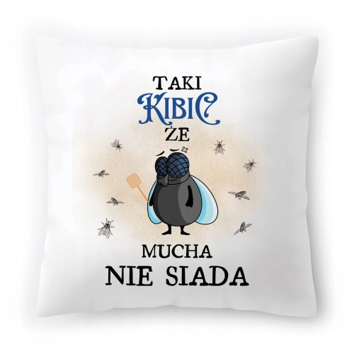 Poduszka Dla Kibica na Urodziny Prezent z Nadrukiem ze Zdjęciem