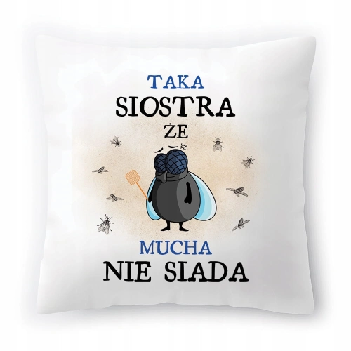 Poduszka Dla Siostry Siostrzyczki Urodziny Prezent z Nadrukiem ze Zdjęciem