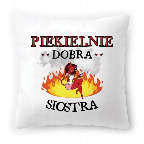 Poduszka Dla Siostry Siostrzyczki Urodziny Prezent z Nadrukiem ze Zdjęciem