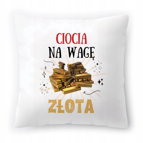 Poduszka Dla Cioci Ciotki Urodziny Prezent z Nadrukiem ze Zdjęciem