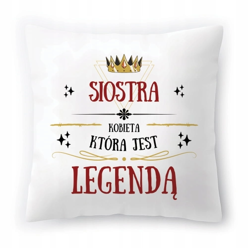 Poduszka Dla Siostry Siostrzyczki Urodziny Prezent z Nadrukiem ze Zdjęciem