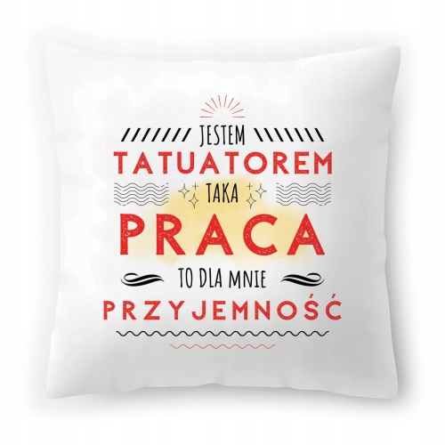 Poduszka Dla Tatuatora na Urodziny Prezent z Nadrukiem ze Zdjęciem