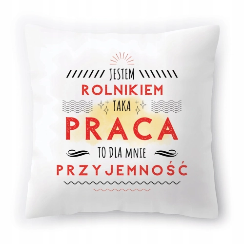 Poduszka Dla Rolnika na Urodziny Prezent z Nadrukiem ze Zdjęciem