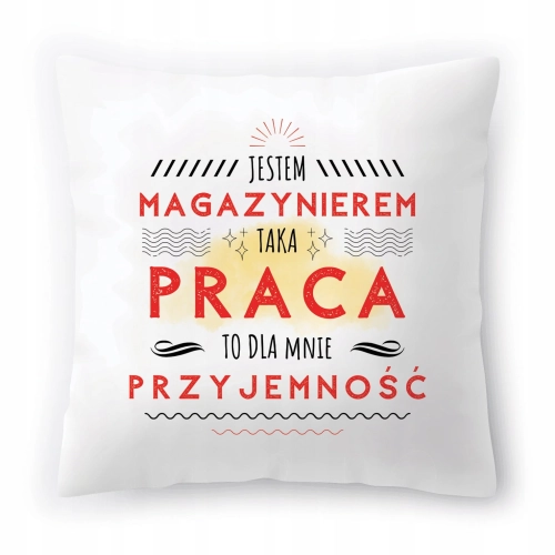 Poduszka Dla Magazyniera na Urodziny Prezent z Nadrukiem ze Zdjęciem