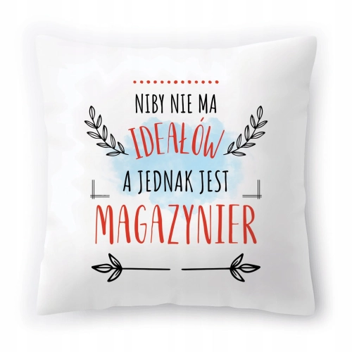 Poduszka Dla Magazyniera na Urodziny Prezent z Nadrukiem ze Zdjęciem