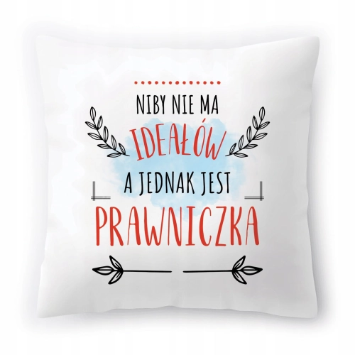 Poduszka Dla Prawniczki na Urodziny Prezent z Nadrukiem ze Zdjęciem