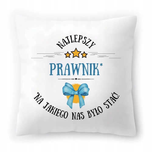 Poduszka Dla Prawnika na Urodziny Prezent z Nadrukiem ze Zdjęciem