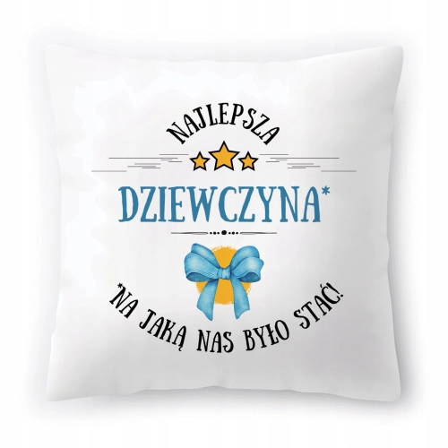 Poduszka Dla Dziewczyny na Urodziny na Prezent z Nadrukiem ze Zdjęciem