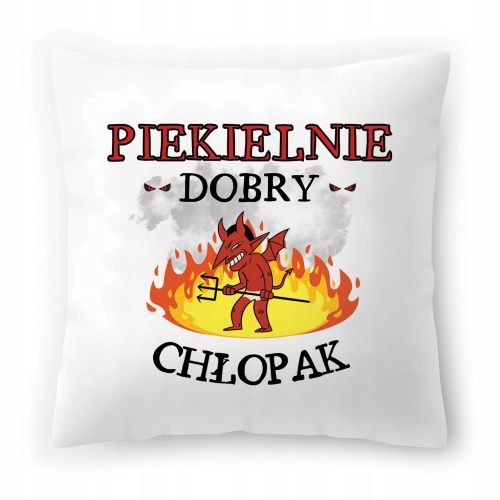 Poduszka Dla Chłopaka na Urodziny na Prezent z Nadrukiem ze Zdjęciem