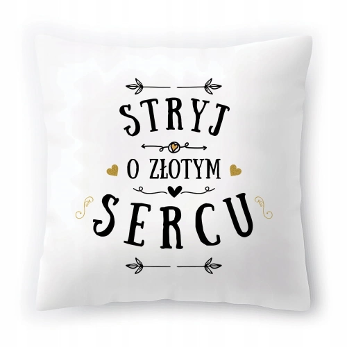 Poduszka Dla Stryja na Urodziny na Prezent z Nadrukiem ze Zdjęciem