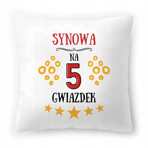 Poduszka Dla Synowej na Urodziny na Prezent z Nadrukiem ze Zdjęciem