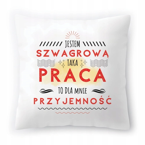 Poduszka Dla Szwagrowej na Urodziny na Prezent z Nadrukiem ze Zdjęciem