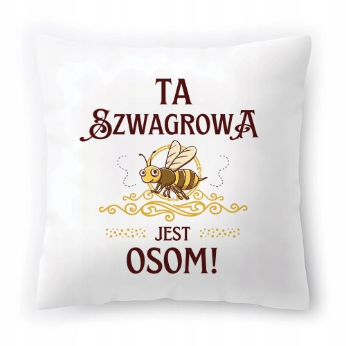 Poduszka Dla Szwagrowej na Urodziny na Prezent z Nadrukiem ze Zdjęciem