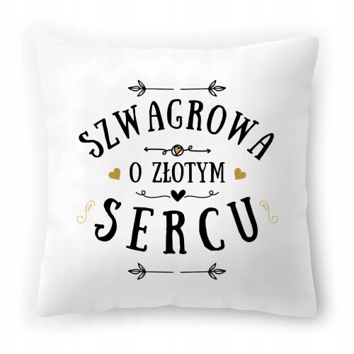 Poduszka Dla Szwagrowej na Urodziny na Prezent z Nadrukiem ze Zdjęciem