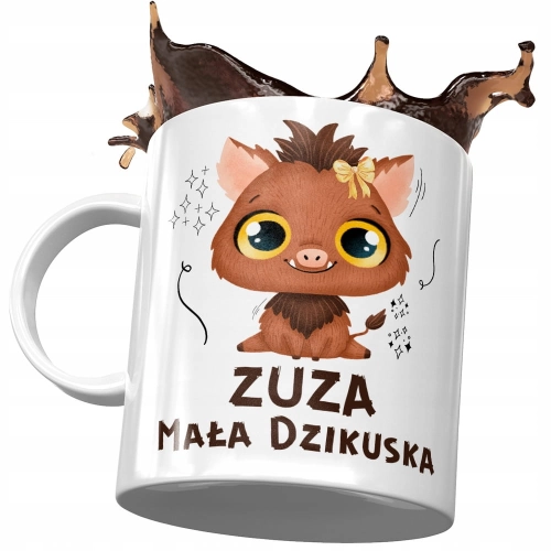 Kubek Dla Zuzy Córki na Dzień Dziecka Prezent z Nadrukiem ze Zdjęciem
