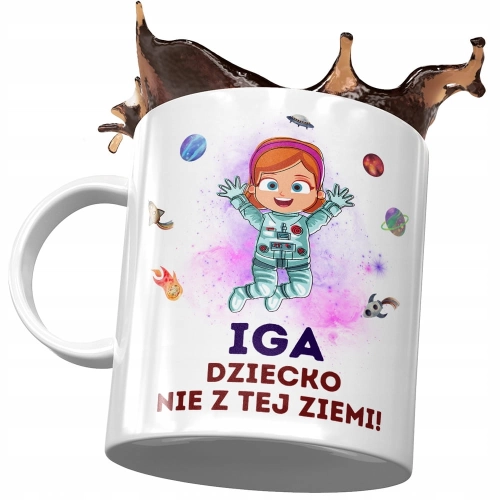 Kubek Dla Igi Córki na Dzień Dziecka Prezent z Nadrukiem ze Zdjęciem