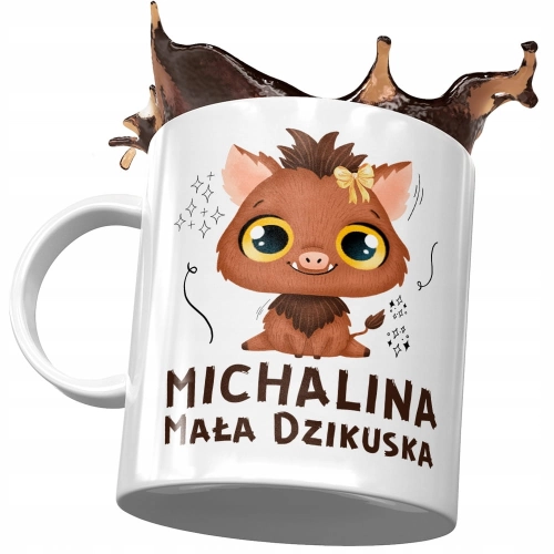 Dla Michaliny Kubek na Urodziny Imieniny Prezent z Nadrukiem ze Zdjęciem