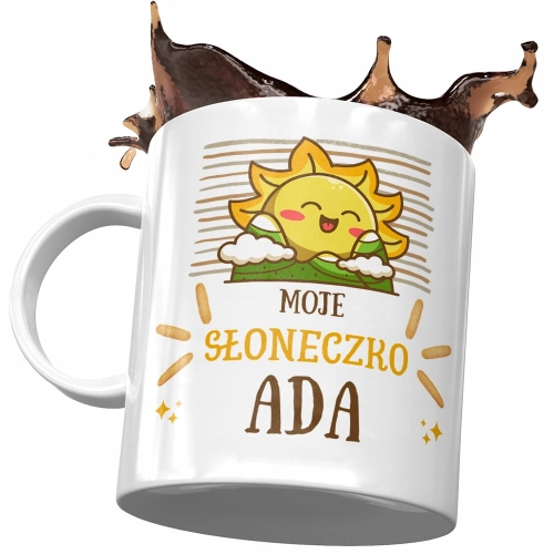 Dla Ady Kubek na Urodziny Imieniny na Prezent z Nadrukiem ze Zdjęciem