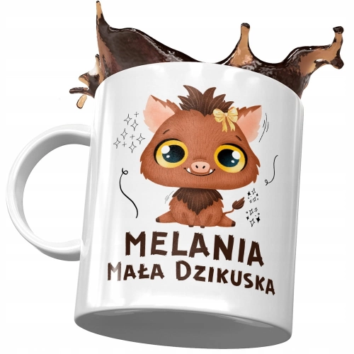 Dla Melanii Kubek na Urodziny Imieniny na Prezent z Nadrukiem ze Zdjęciem