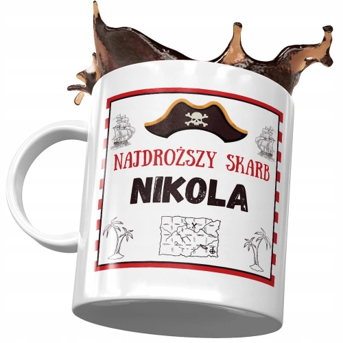 Dla Nikoli Kubek na Urodziny Imieniny na Prezent z Nadrukiem ze Zdjęciem