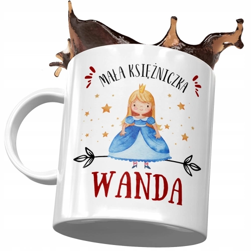 Dla Wandy Kubek na Urodziny Imieniny na Prezent z Nadrukiem ze Zdjęciem