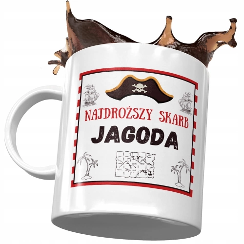 Dla Jagody Kubek na Urodziny Imieniny na Prezent z Nadrukiem ze Zdjęciem