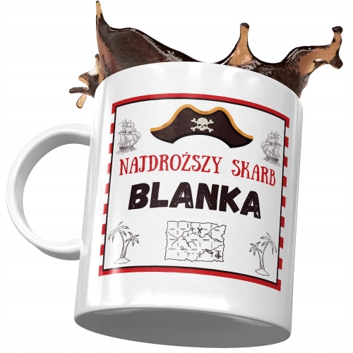 Dla Blanki Kubek na Urodziny Imieniny na Prezent z Nadrukiem ze Zdjęciem