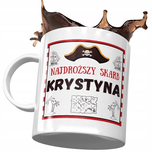 Dla Krystyny Kubek na Urodziny Imieniny na Prezent z Nadrukiem ze Zdjęciem