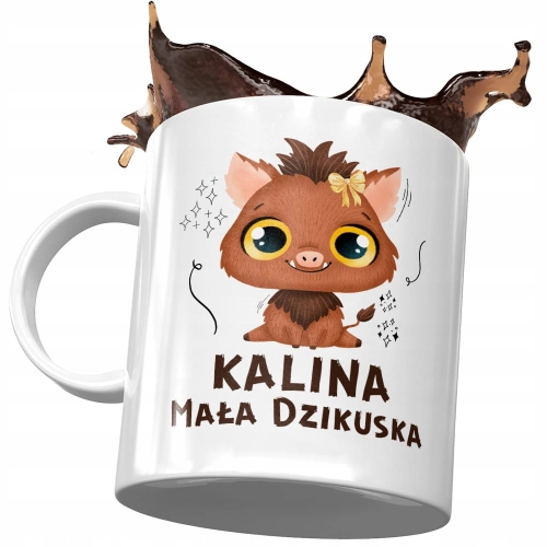 Dla Kaliny Kubek na Urodziny Imieniny na Prezent z Nadrukiem ze Zdjęciem