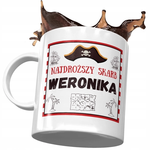 Dla Weroniki Kubek na Urodziny Imieniny na Prezent z Nadrukiem ze Zdjęciem