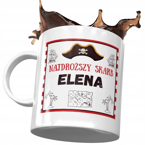 Dla Eleny Kubek na Urodziny Imieniny na Prezent z Nadrukiem ze Zdjęciem