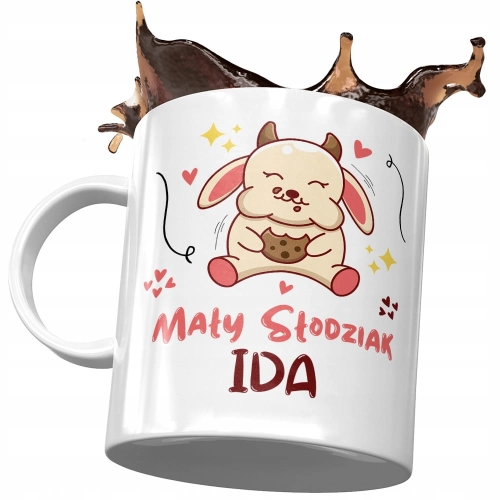 Dla Idy Kubek na Urodziny Imieniny na Prezent z Nadrukiem ze Zdjęciem