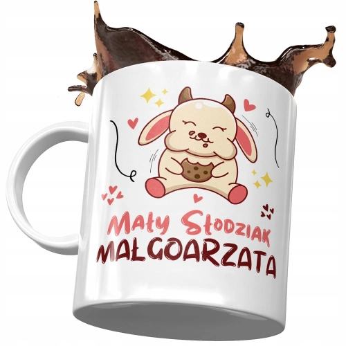 Dla Małgorzaty Kubek na Urodziny Imieniny Prezent z Nadrukiem ze Zdjęciem